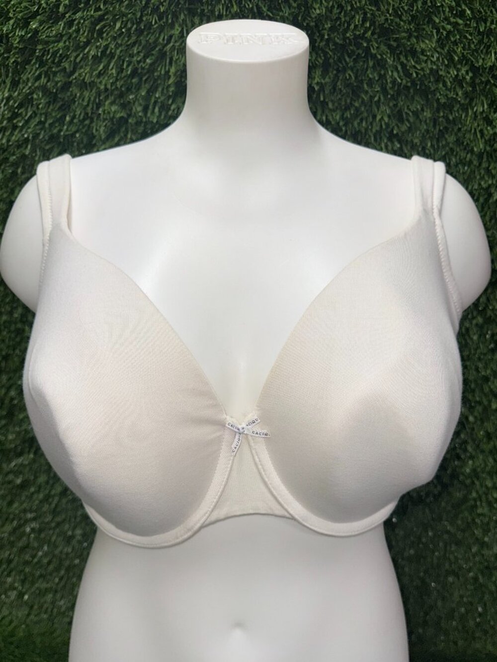 PRE-OWNED LANE BRYANT CACIQUE COTTON FULL COVERAGE BRA SZ 38H